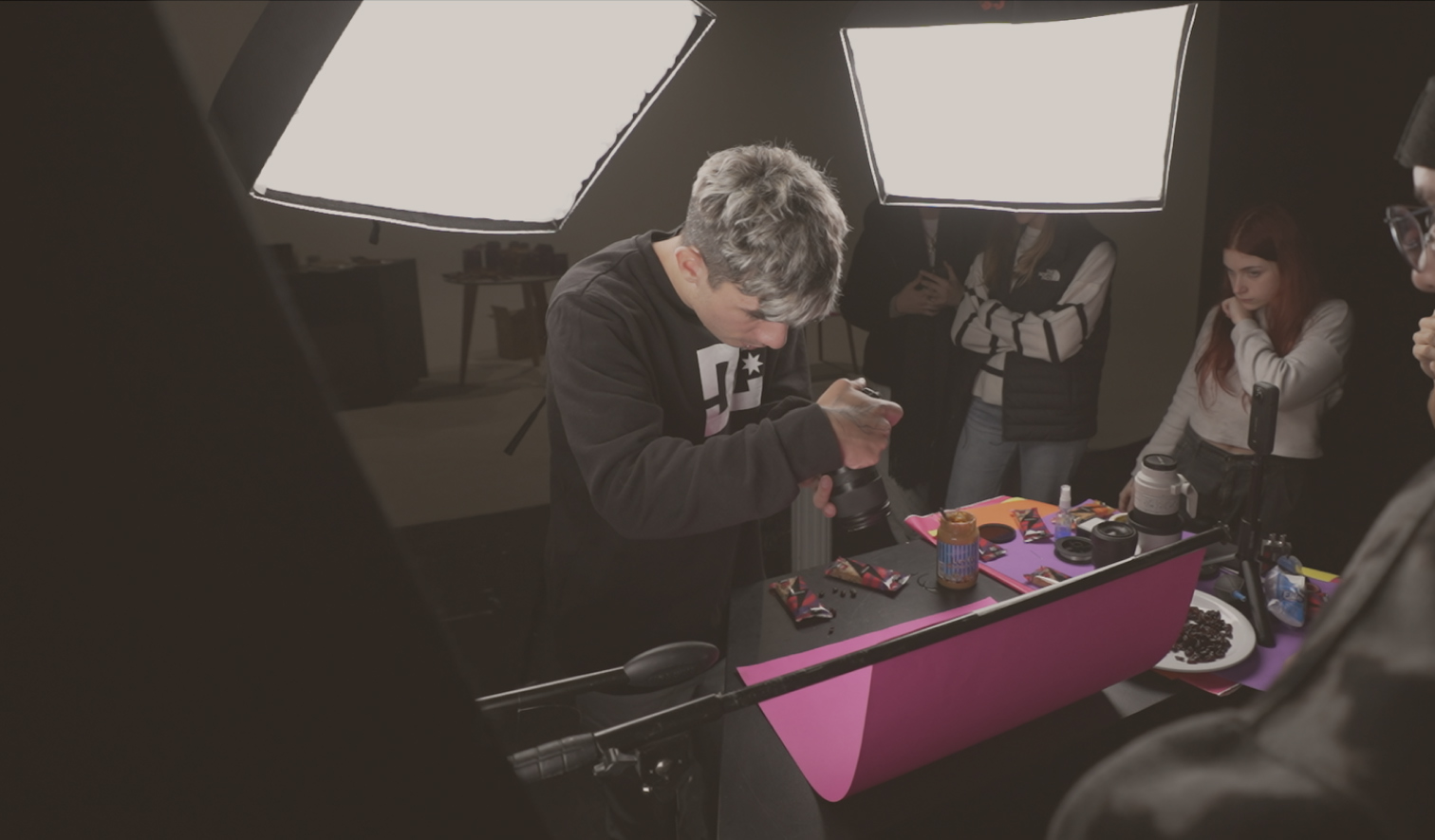 ThatPepper team producing branded marketing content in studio