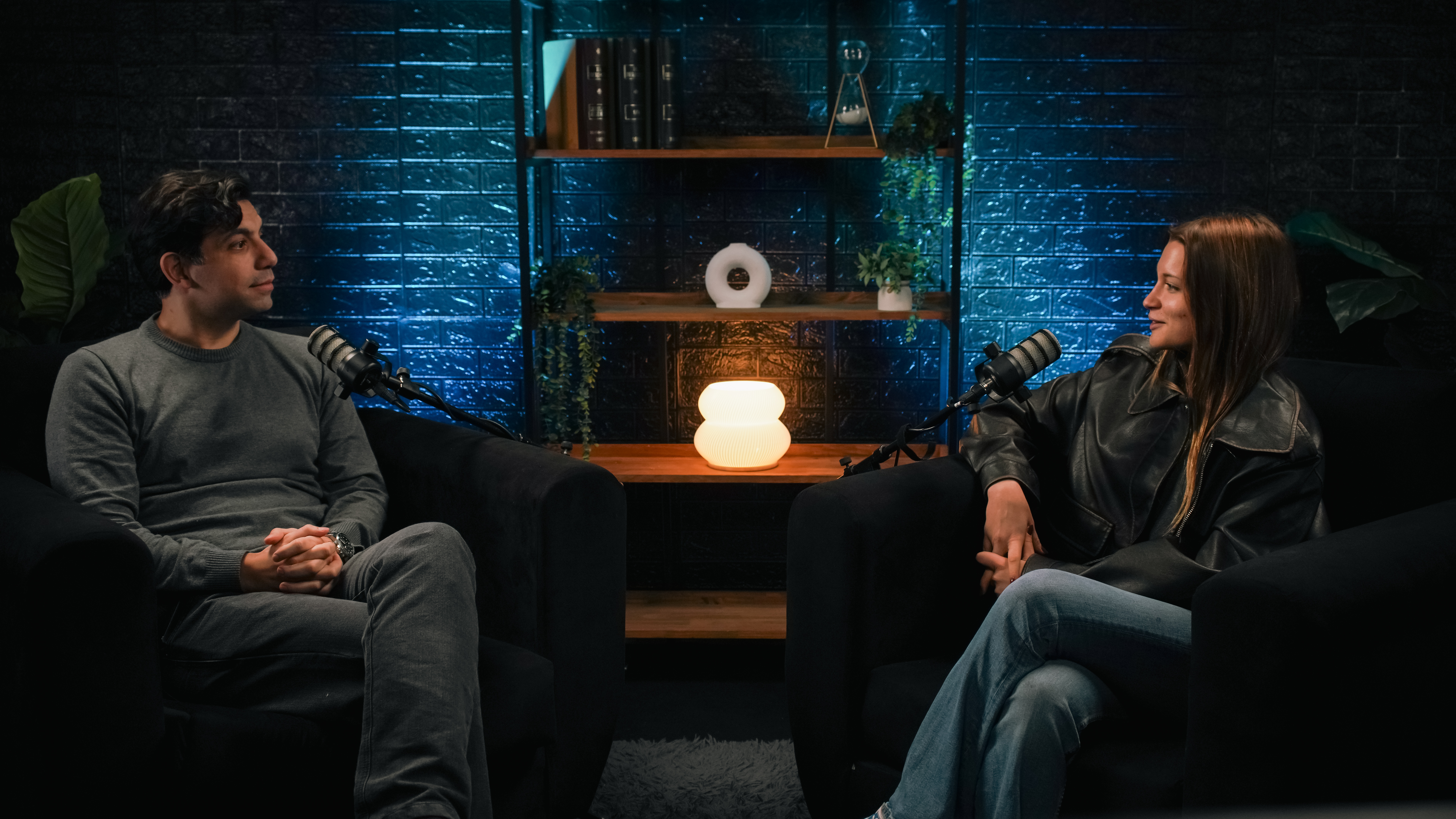 Estudio de podcast