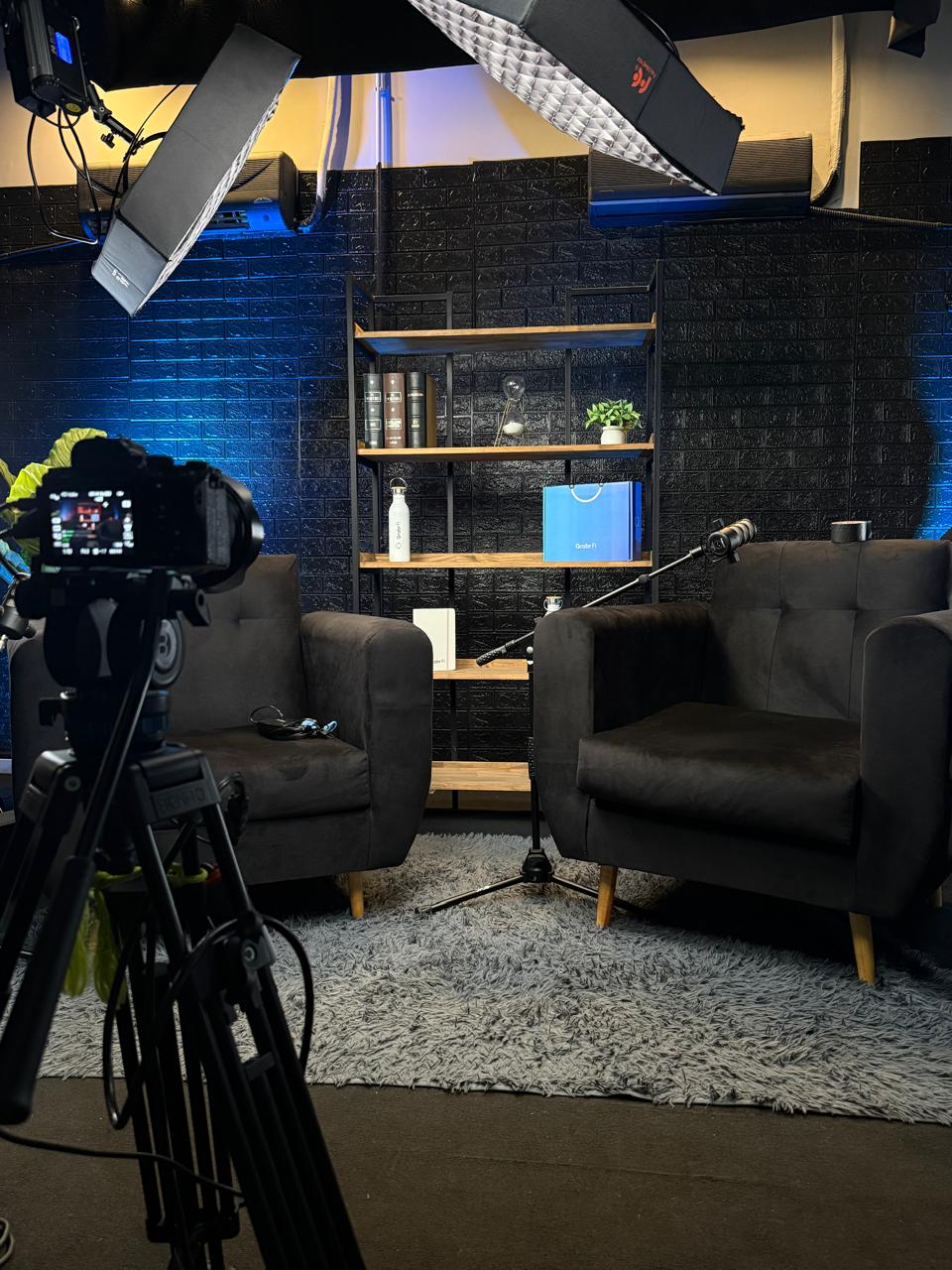 Estudio de podcast